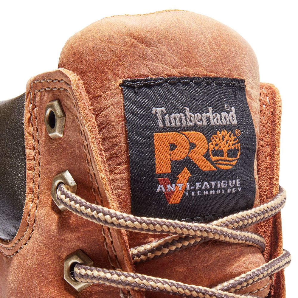 Timberland Mens Pro Boots Direct Attach Waterproof Soft Toe - Brown - India SU5417208